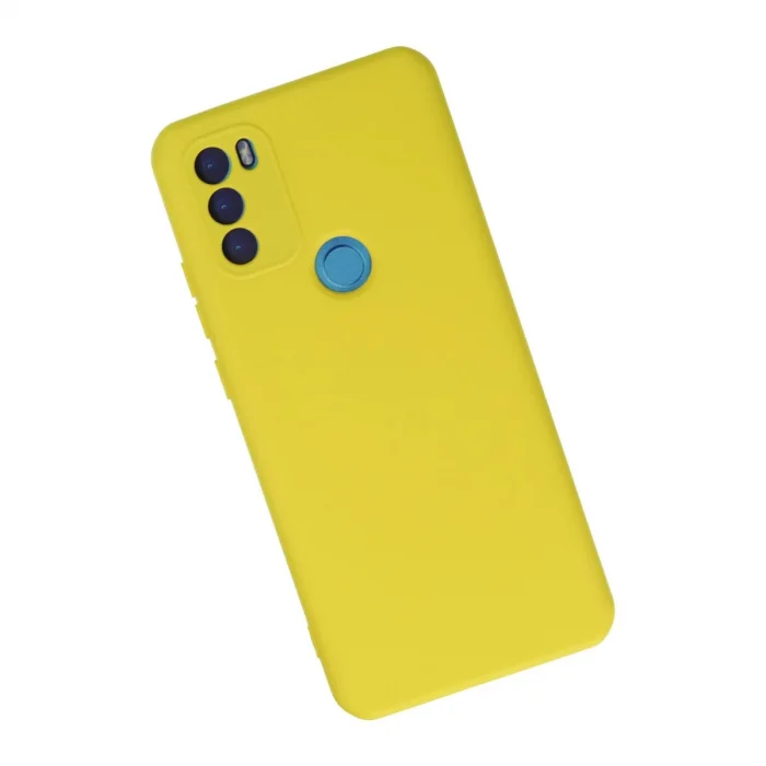 BUĞZ General Mobile Gm 21 Plus Kılıf Nano İçi Kadife Silikon - Sarı
