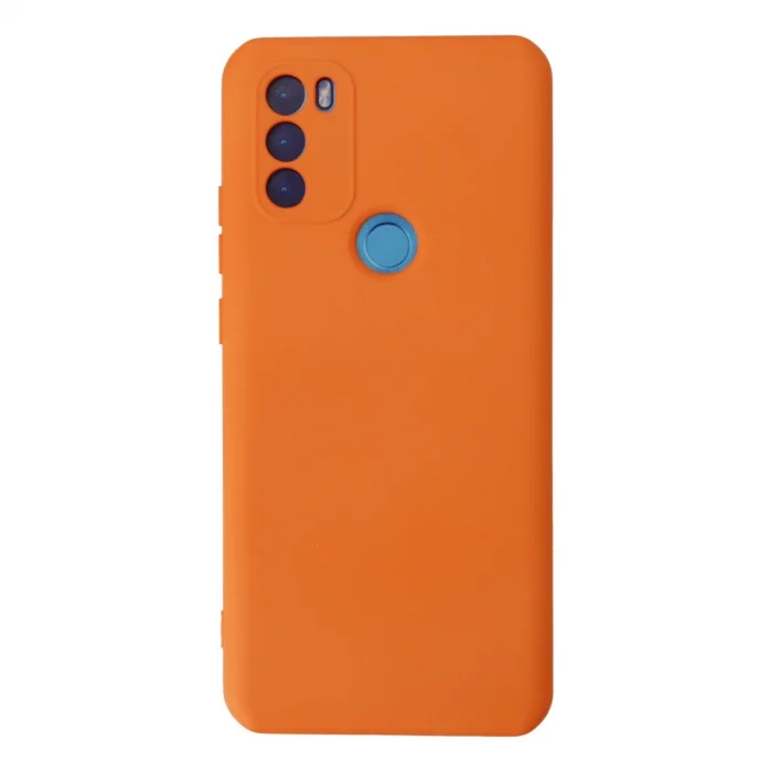 BUĞZ General Mobile Gm 21 Plus Kılıf Nano İçi Kadife Silikon - Turuncu