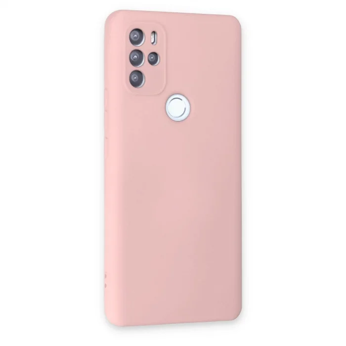 BUĞZ General Mobile Gm 21 Pro Kılıf Nano İçi Kadife Silikon - Pudra