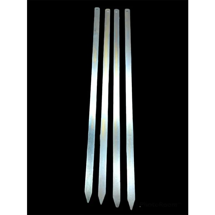BUĞZ Geniş Yassı Metal Adana Kebap Şişi - 50 cm