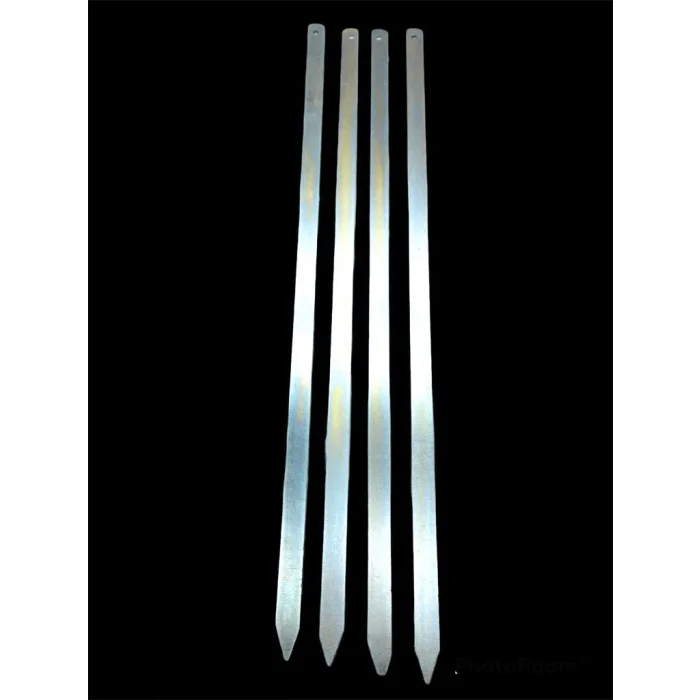 BUĞZ Geniş Yassı Metal Adana Kebap Şişi - 50 cm