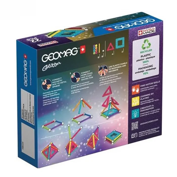  Geomag Glitter Manyetik Zeka Oyunu 22 Parça