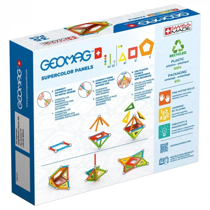  Geomag Supercolor Panels Manyetik Zeka Oyunu 35 Parça