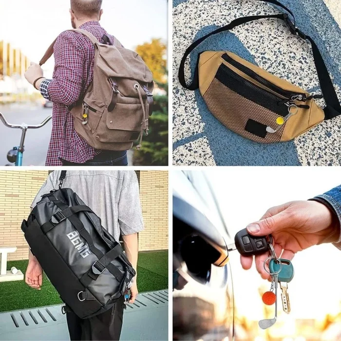 BUĞZ Gerçekçi Golf Tasarımlı Şık Anahtarlık Kolye Çanta Süsü Golf Keychain