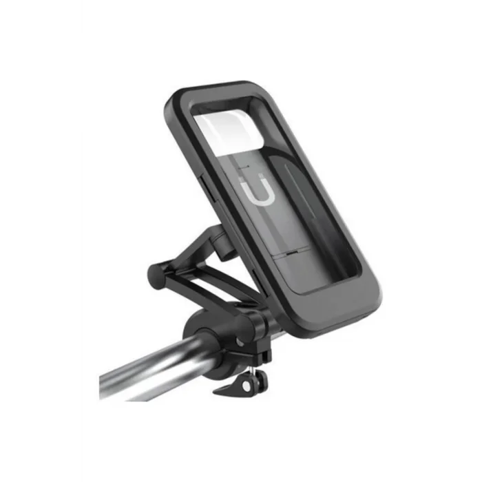 BUĞZ Gidon Bağlantılı Su Geçirmez Mıknatıslı Motorsiklet Telefon Tutucu