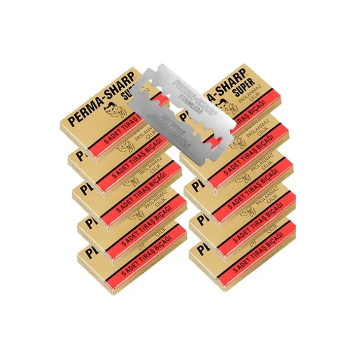 BUĞZ Gillette Perma-sharp 5li Traş Jileti 20 Paket