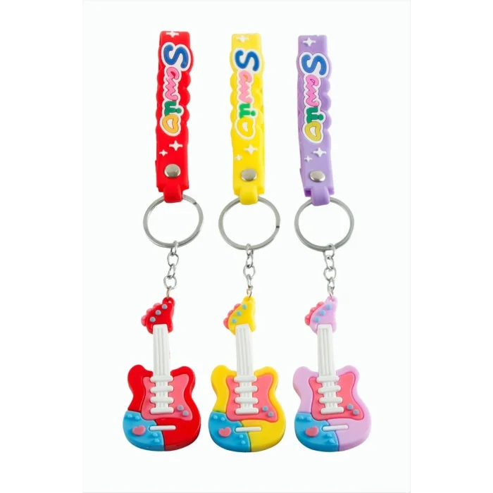 BUĞZ Gitar Silikon Anahtarlık