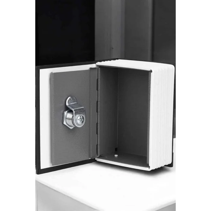 BUĞZ Gizli Kasa Kitap Görünümlü Anahtarlı Çelik Mini Kasa