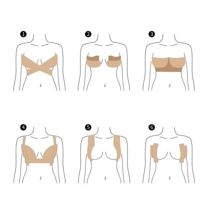 BUĞZ Göğüs Dikleştirme Bandı S Beden 2.5 Cm.