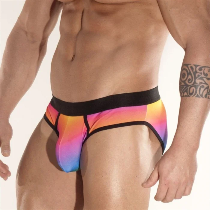 BUĞZ Gökkuşağı Desenli Erkek Çamaşır