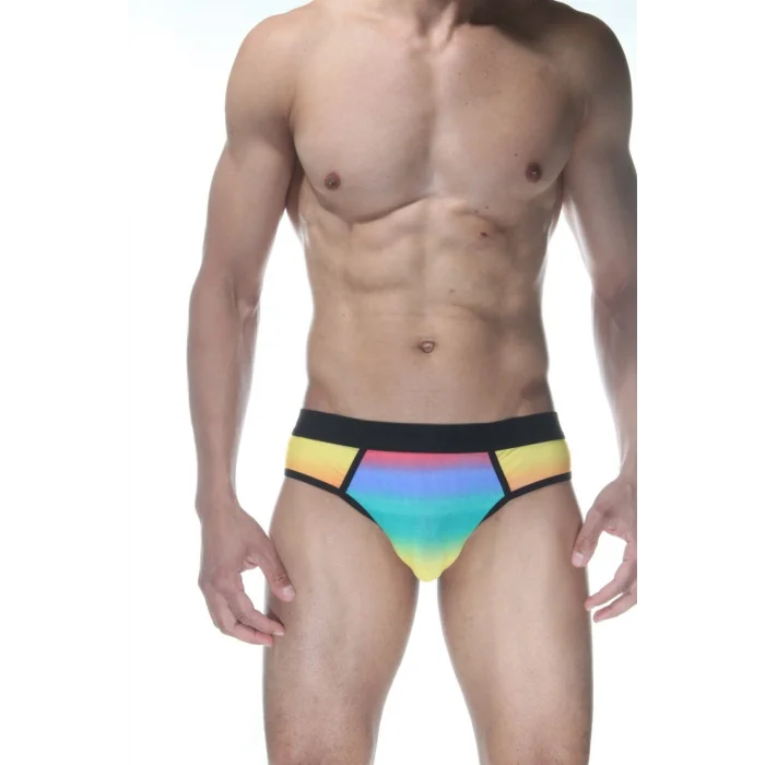 BUĞZ Gökkuşağı Jockstrap Fantezi İç Giyim