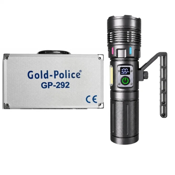 BUĞZ Gold  Gp-292 50 Watt 5000 Lümen Profesyonel Şarjlı El Feneri