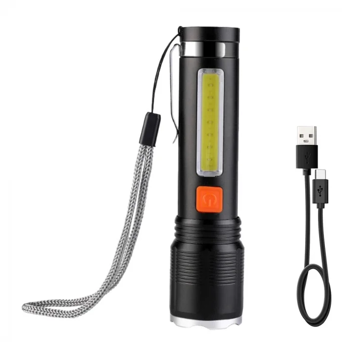 BUĞZ Gold Orion Km-102 4 Modlu Tip-c Şarjlı Zoomlu Taktikal El Feneri