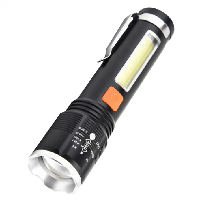 BUĞZ Gold Orion Km-102 4 Modlu Tip-c Şarjlı Zoomlu Taktikal El Feneri