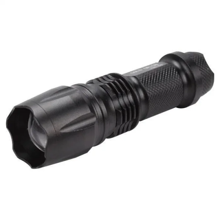 BUĞZ Gold Orion Km-84 Tasarruflu Şarjlı Zoomlu Metal El Feneri Kemer Klipsli