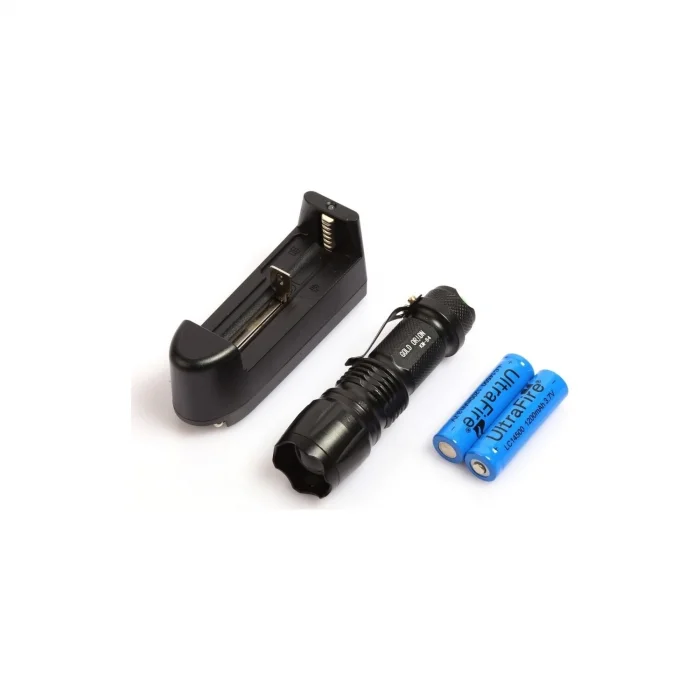 BUĞZ Gold Orion Km-84 Tasarruflu Şarjlı Zoomlu Metal El Feneri Kemer Klipsli ( BUĞZ )