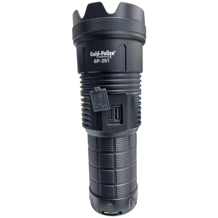 BUĞZ Gold Polıce Gp-291 Güçlü El Feneri 20,000 Lümen