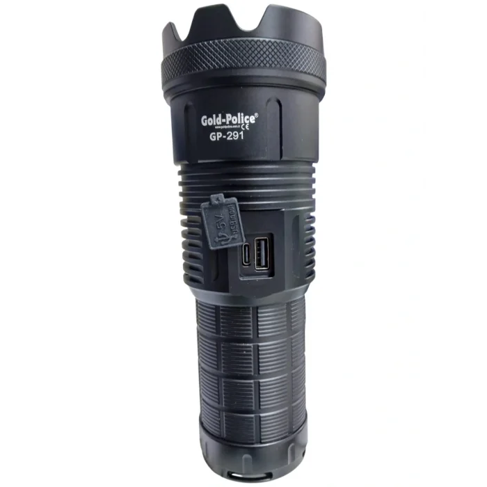 BUĞZ Gold Polıce Gp-291 Güçlü El Feneri 20,000 Lümen