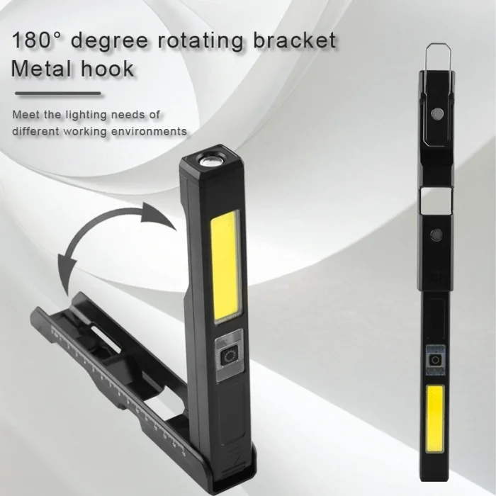 BUĞZ Gold Silver Gs-2070 30w Şarjlı Mıknatıslı Katlanabilir Led Çalışma Tamirci Feneri