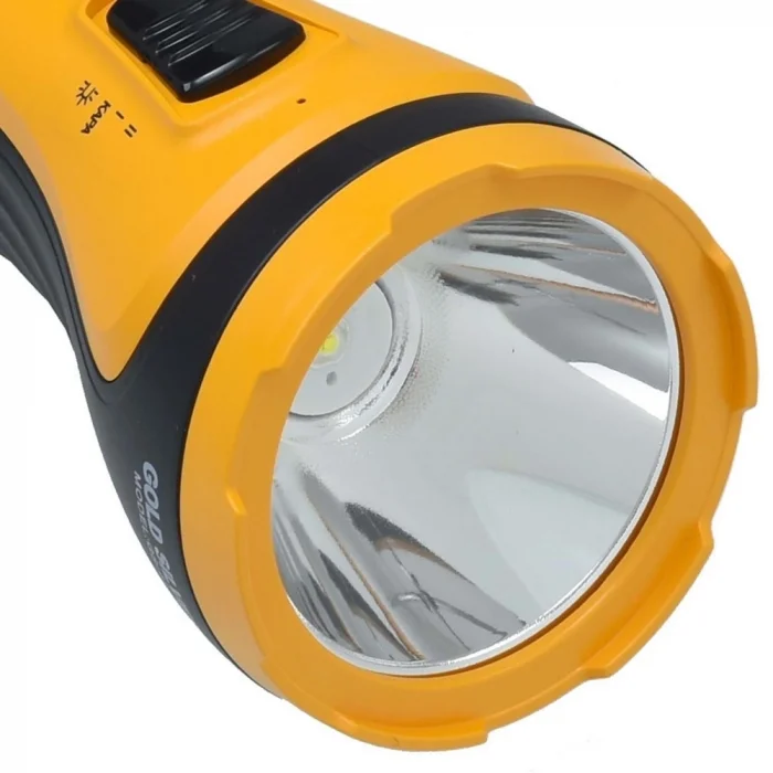 BUĞZ Gold Silver Gs-4275 7 Watt Cob Aydınlatmalı Şarjlı El Feneri
