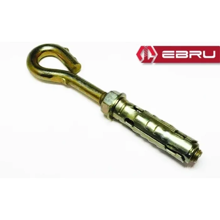 BUĞZ Gömlekli Kancalı Kapalı Çelik Dübel M10 - 50 Adet