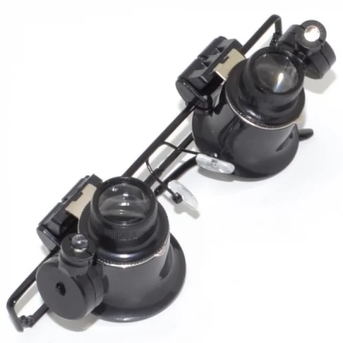 BUĞZ Gözlük Model Çıft Led Aydınlatma ,saat Onarımı Için Harika Büyüteç