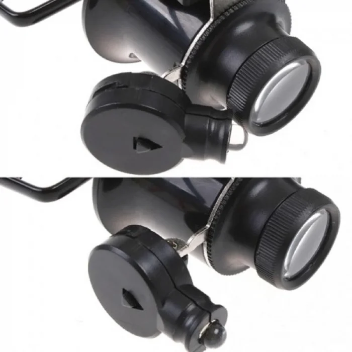 BUĞZ Gözlük Model Çıft Led Aydınlatma ,saat Onarımı Için Harika Büyüteç - BUĞZ