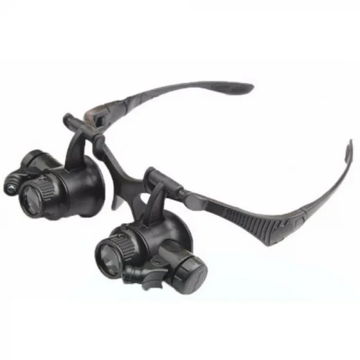BUĞZ Gözlük Modeli 10x 15x 20x 25x Lens,2led Işıklı,büyüteç