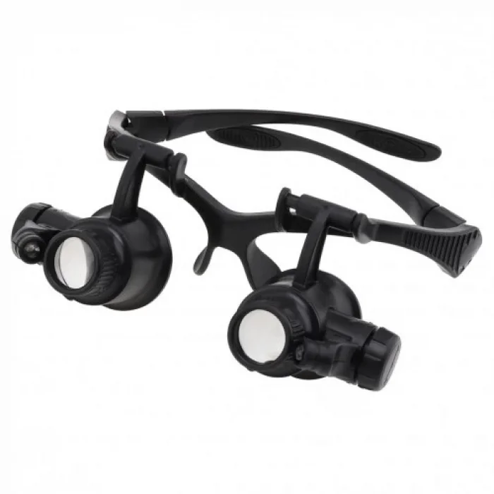 BUĞZ Gözlük Modeli 10x 15x 20x 25x Lens,2led Işıklı,büyüteç