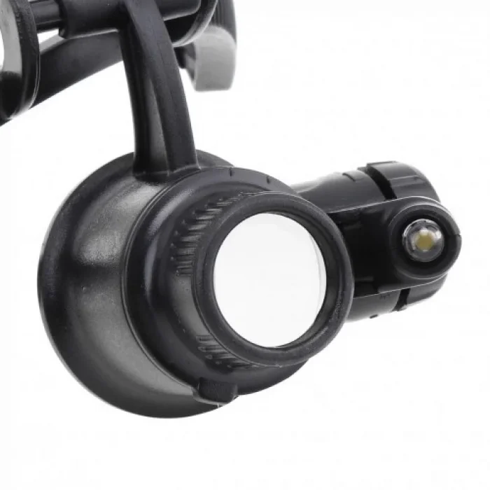 BUĞZ Gözlük Modeli 10x 15x 20x 25x Lens,2led Işıklı,büyüteç - BUĞZ