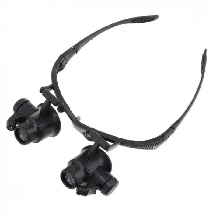 BUĞZ Gözlük Modeli 10x 15x 20x 25x Lens,2led Işıklı,büyüteç - BUĞZ