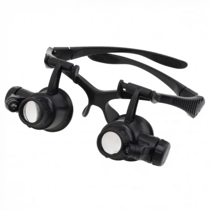 BUĞZ Gözlük Modeli 10x 15x 20x 25x Lens,2led Işıklı,büyüteç - BUĞZ