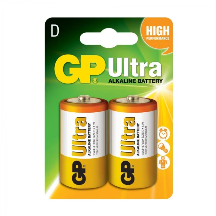 BUĞZ GP Ultra Alkalin D Büyük Boy Pil 2li