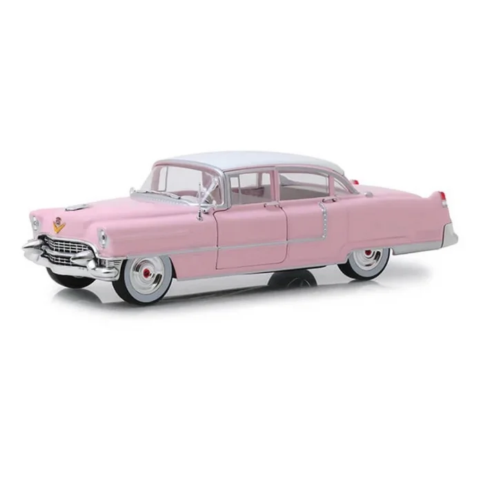  Greenlight 1/64 Hollywood Series 14 - Elvis Presley (1935-77) - 1955 Cadillac Fleetwood Series 60 Pink Cadillac