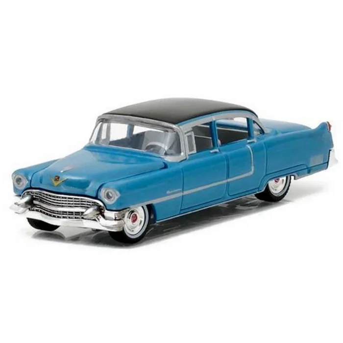  Greenlight 1/64 Hollywood Series 16 - Elvis Presley (1935-77) - 1955 Cadillac Fleetwood Series 60 Blue Cadillac
