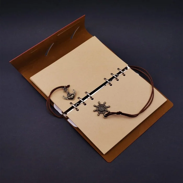 BUĞZ Gri Defter Ve Beyaz Kalem Kutulu Set