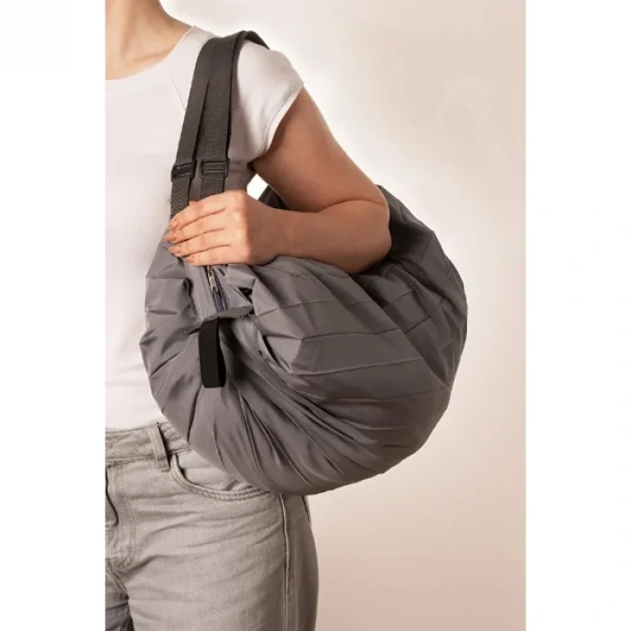 BUĞZ Gri Katlanabilir Seyahat Çantası