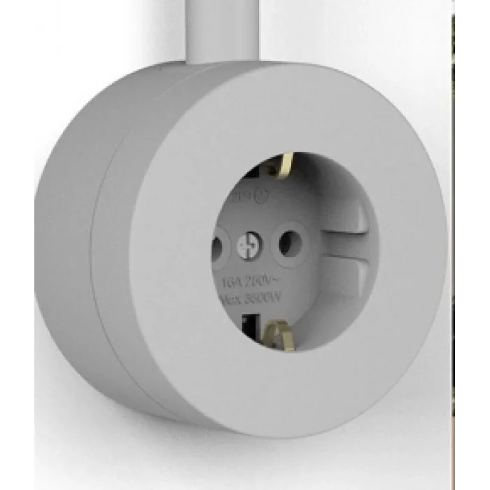  Gri Topraklı Priz Sıva Üstü