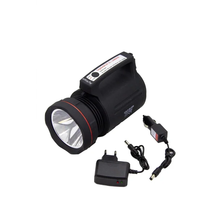 BUĞZ Gs-8006 Parlak Ledli Taşınabilir Şarj Edilebilir El Feneri 15w