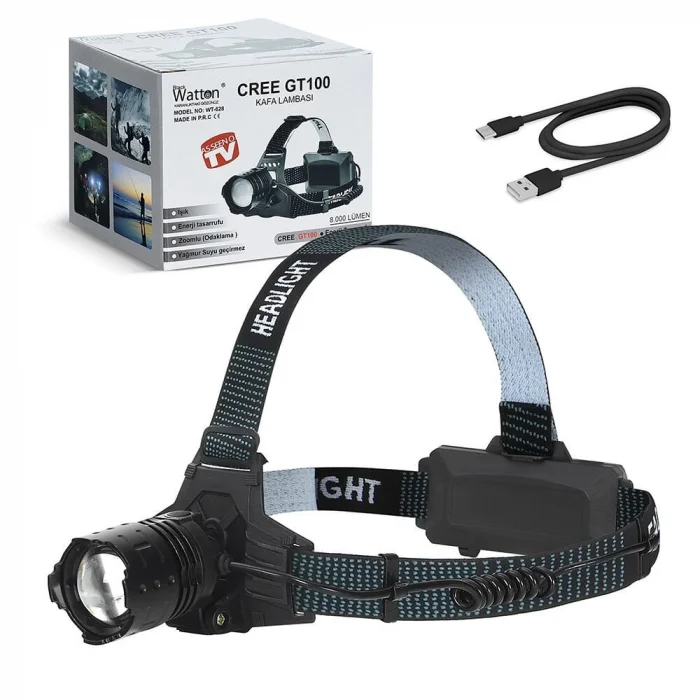 BUĞZ GT100 Led Şarjlı Kafa Lambası WT-628