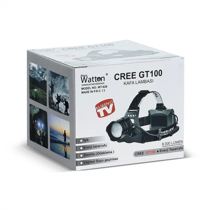 BUĞZ Gt100 Led Şarjlı Kafa Lambası  Wt-628