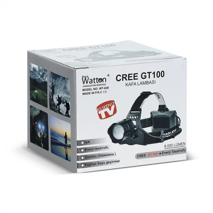 BUĞZ Gt100 Led Şarjlı Kafa Lambası  Wt-628