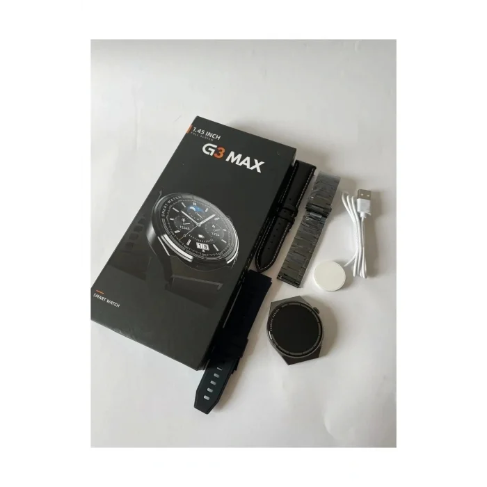 BUĞZ GT3 Max Uyumlu Akıllı Saat | G3 Max Model Akıllı Saat | Su Geçirmez, Nabız Ölçer, Spor Modlu