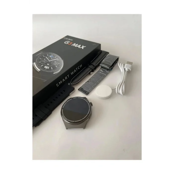 BUĞZ GT3 Max Uyumlu Akıllı Saat | G3 Max Model Akıllı Saat | Su Geçirmez, Nabız Ölçer, Spor Modlu