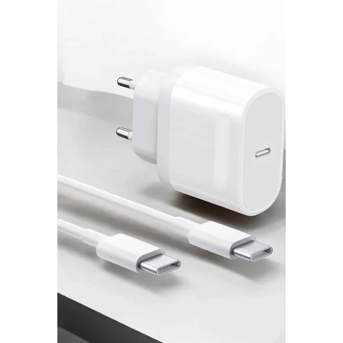 BUĞZ Güç Adaptörü ve Kablosu Şarj Aleti 15/15 Pro Max Uyumlu Hızlı Şarj
