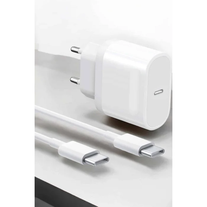 BUĞZ Güç Adaptörü ve Kablosu Şarj Aleti 15/15 Pro Max Uyumlu Hızlı Şarj - BUĞZ