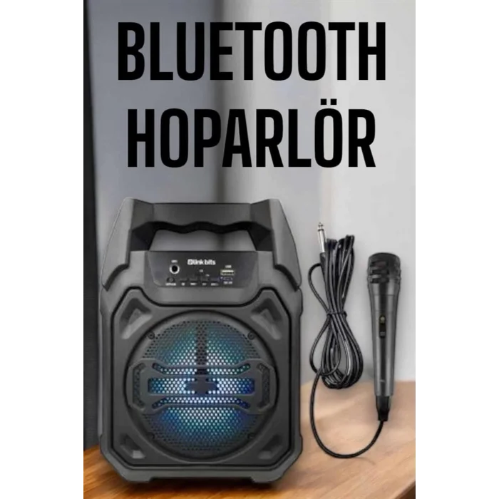  Güçlü ve Şarj Edilebilir Bluetooth Hoparlör 6.5 İnç