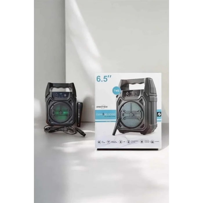 BUĞZ Güçlü ve Şarj Edilebilir Bluetooth Hoparlör 6.5 İnç