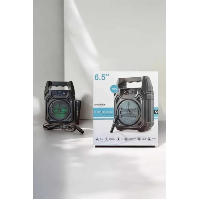 BUĞZ Güçlü ve Şarj Edilebilir Bluetooth Hoparlör 6.5 İnç