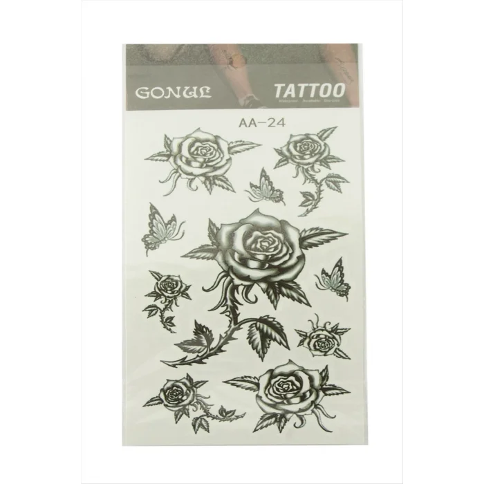 BUĞZ Gül Tattoo Dövme Sticker